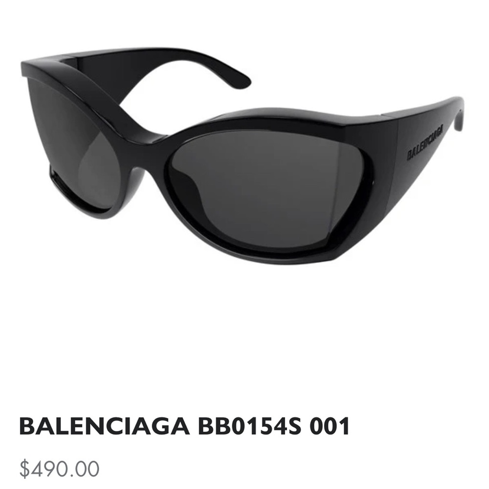 New Season Authentic 
Balenciaga Eyewear Oversized Butterfly Frame Sunglasses